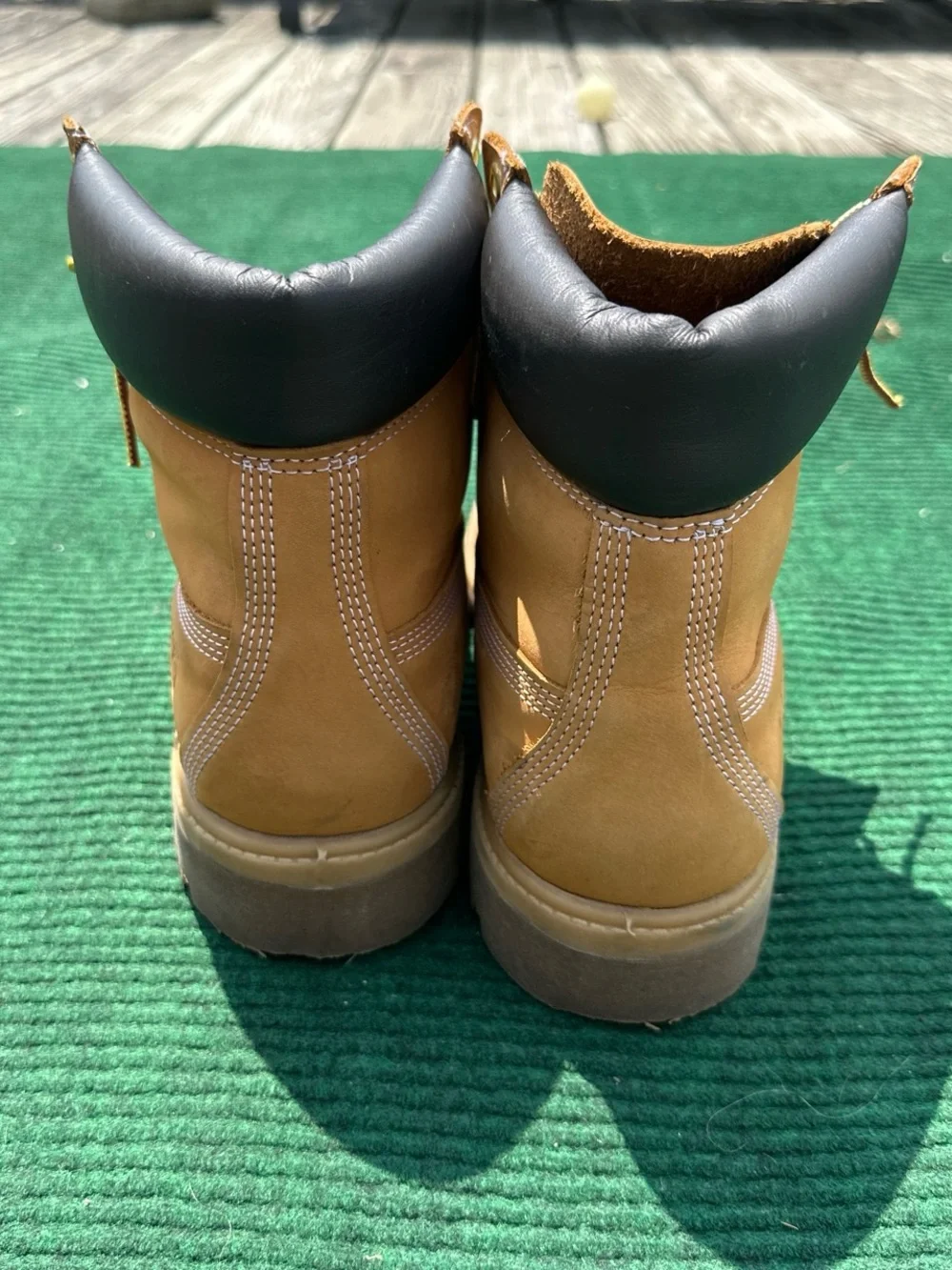 Timberland 6 Inch Premium Waterproof Boot 'Wheat' Nubuck Men’s Size 10